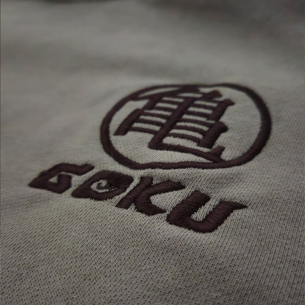 DRAGON BALL Z Goku Nimbus Oversized Hoodie - front logo side detail