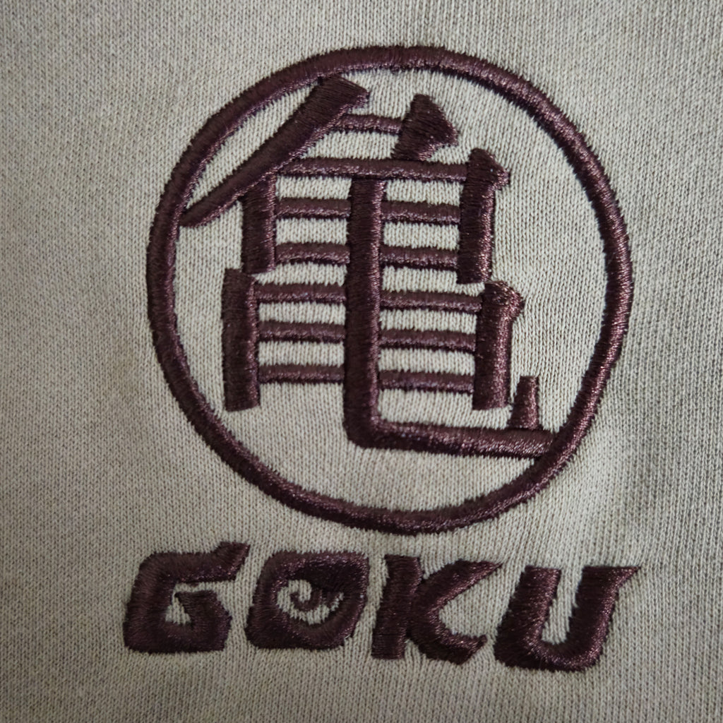 DRAGON BALL Z Goku Nimbus Oversized Hoodie - front logo detail