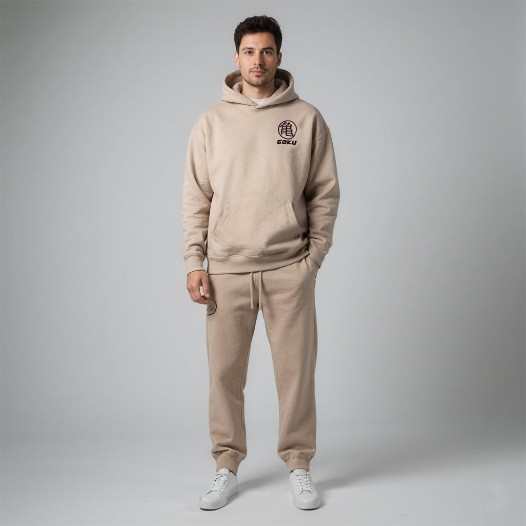 DRAGON BALL Z 4-Star Pants 40th Anniversary - on model with matching hoodie