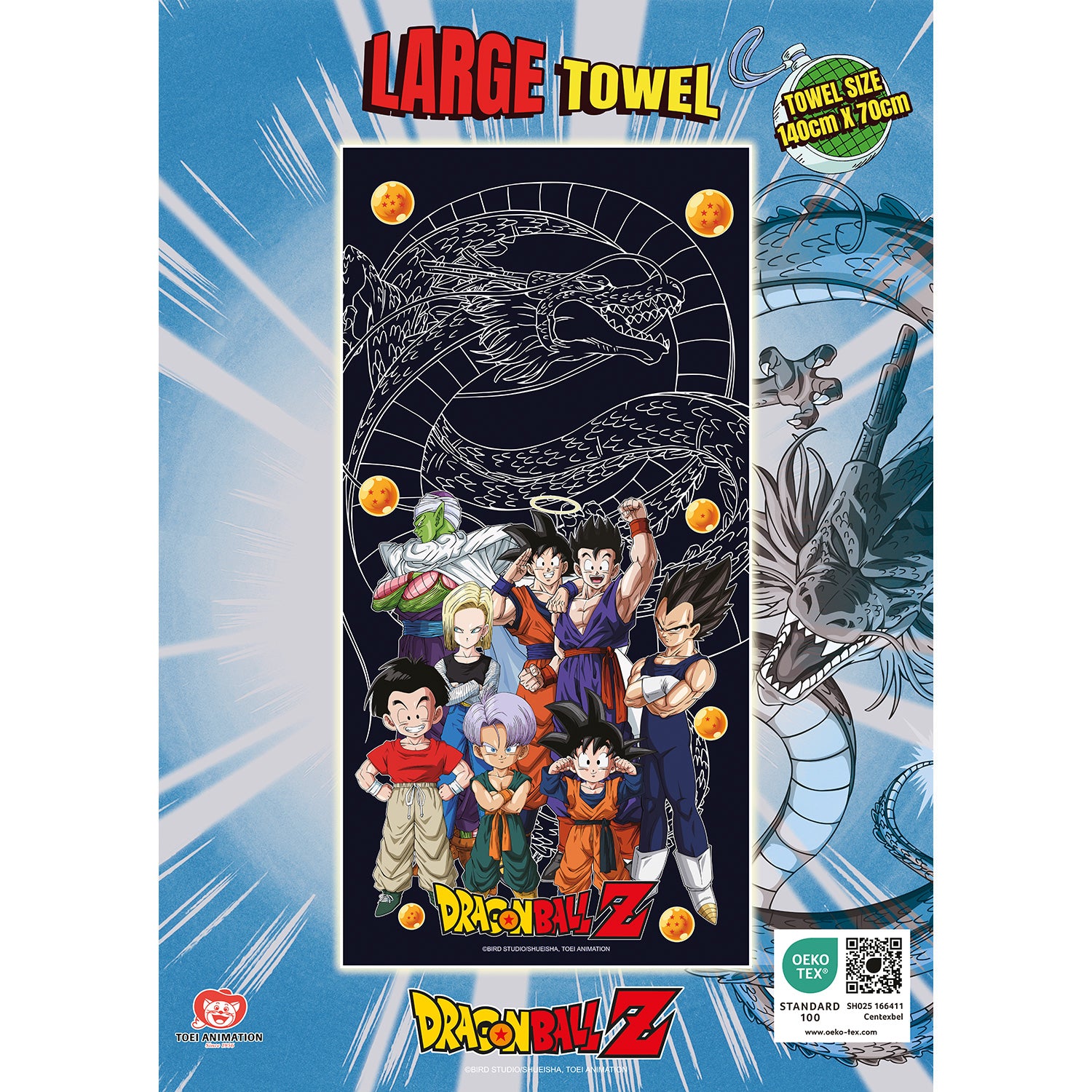 DRAGON BALL Z Z Fighters Large Towel - full print