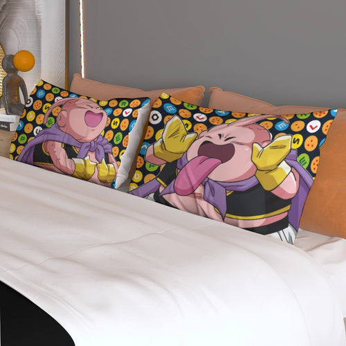 DRAGON BALL SUPER - Set of 2 Pillowcases - Majin Buu - Gentei
