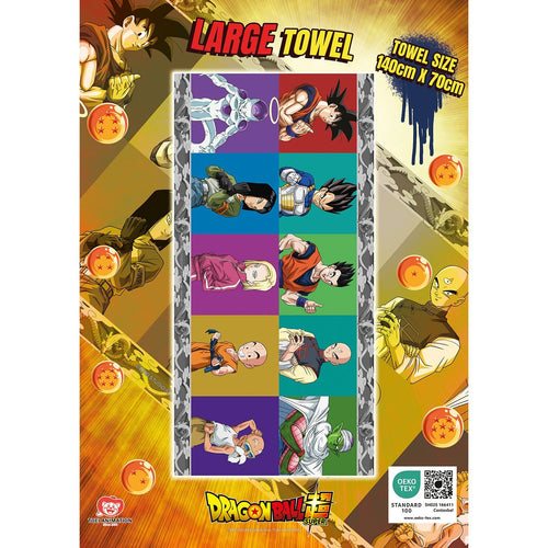 DRAGON BALL SUPER - Universe 7 Warriors Large Towel - Gentei