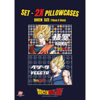 DRAGON BALL Z - Set of 2 Pillowcases - Goku X Vegeta - Gentei