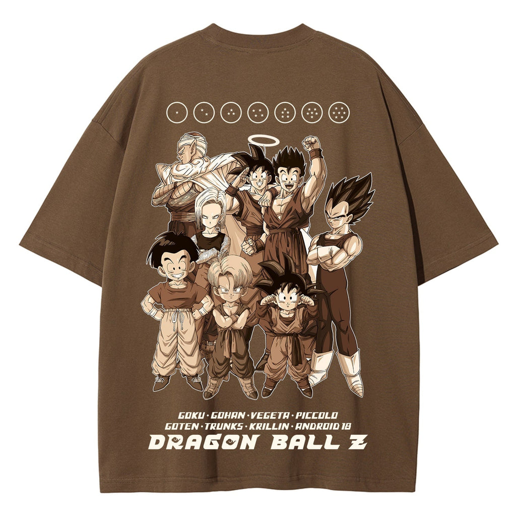 DRAGON BALL Z - Z Fighters Oversized Tee (40th Anniversary) [PREMIUM EDITION] - Gentei